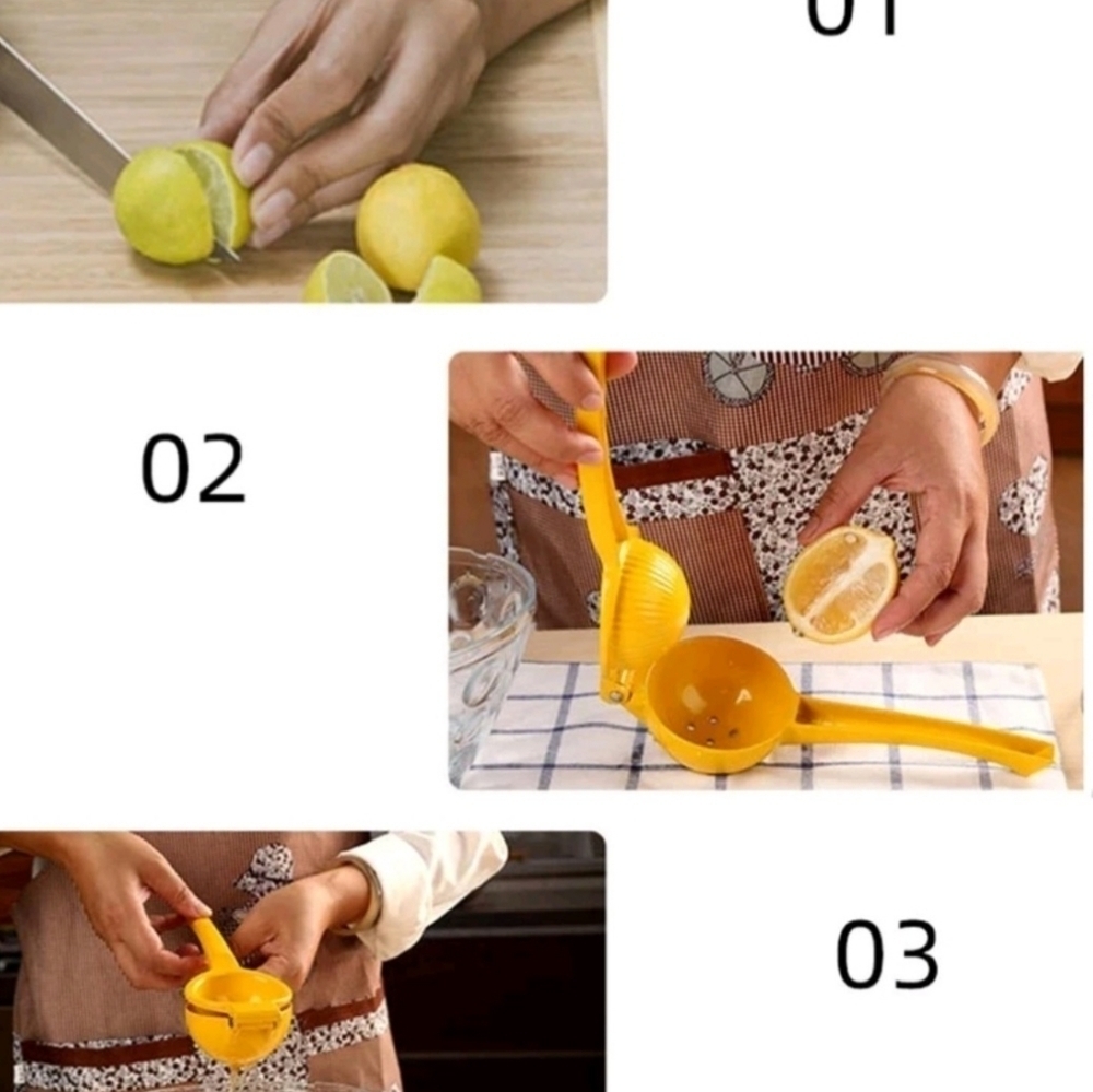 ● 3 items with 25$●Lemon and orange Squeezer Press,Hand Juicer Kitchen Tool new - Picture 2 of 5